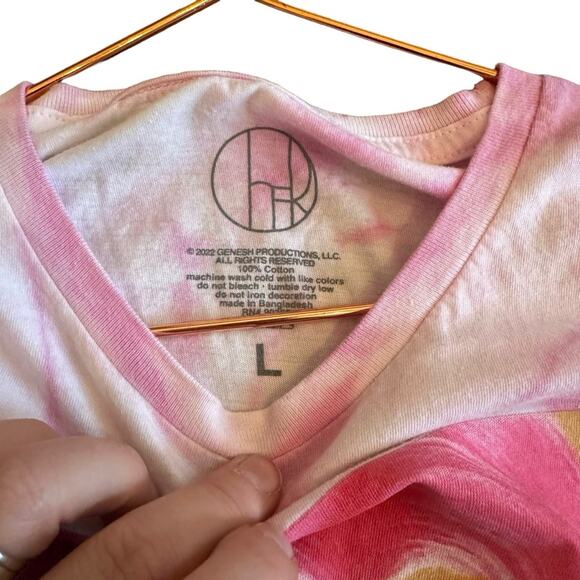 Cher Pink Tie Dye Graphic T-Shirt - Pop Icon Tee - Picture 5 of 5